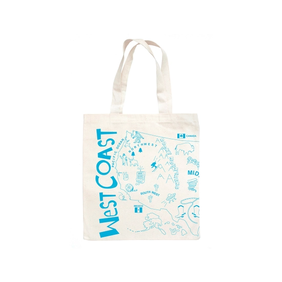 USA Blue Grocery Tote