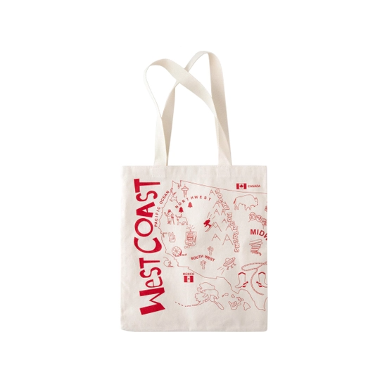 USA Red Grocery Tote