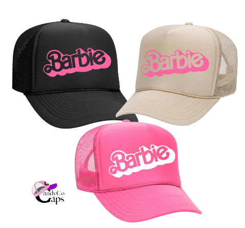 Tan Barbie Trucker Hat