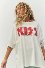 Kiss Glitter Logo Tee